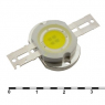 Мощные светодиоды: 5W 7v 6000K 350Lm white                           
