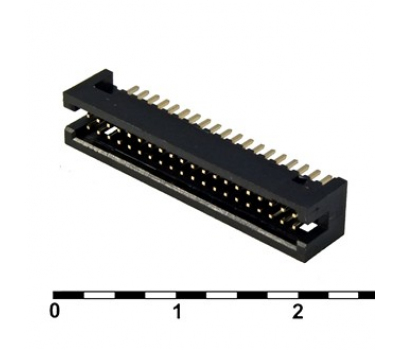 Разъем: DC3-40 1.27mm W=1.27 mm