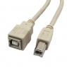 Компьютерный шнур: USB-B M USB-B F 1.8m                              