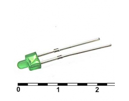 Светодиод: 2x2 diff green 30mcd 2,1v Светодиод: 2x2 diff green 30mcd 2,1v