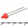 Светодиод: 2x2 diff red 30mcd 2,1v                           