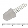 Светодиод: 8 RBG 500-800 mcd 2-3,4v                          