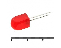 Светодиод: 8x8 red 50mcd 2,1v Светодиод: 8x8 red 50mcd 2,1v