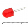 Светодиод: 8x8 red 50mcd 2,1v                                