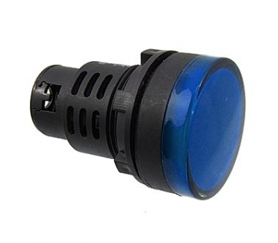 Светодиод  в корпусе: AD16-32D/S  blue   220V AC ф28