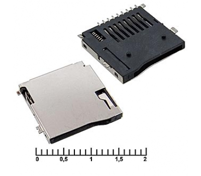 Держатель карт: micro-SD SMD 8pin ejector