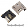 Держатель карт: micro-SD SMD 8pin ejector 02A                     