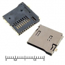 Держатель карт: micro-SD SMD 9pin ejector                         