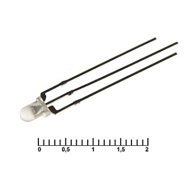 Светодиод: 3 RG 300-500mcd 2-3,4v Светодиод: 3 RG 300-500mcd 2-3,4v
