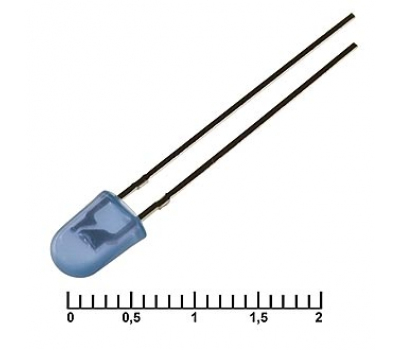 Светодиод: 5 oval blue 1600mcd 3,4v Светодиод: 5 oval blue 1600mcd 3,4v