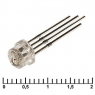 Светодиод: 5 RBG 500-800 mcd 2-3,4v                          