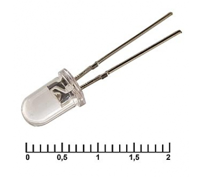 Светодиод: 5RWWC 18000mcd 3,4V 15d