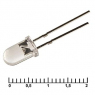 Светодиод: 5RWWC 22000mcd 2900K 3,4v 15d                     