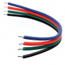 Провод монтажный: 4x100mm PVC AWG22 BRGB                            