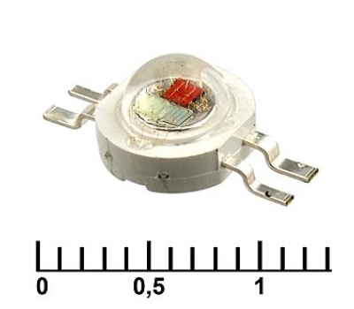 Мощные светодиоды: 3W R2,4v GB3,5v 50Lm RGB Мощные светодиоды: 3W R2,4v GB3,5v 50Lm RGB