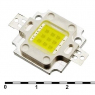 Мощные светодиоды: 10W 10v 900Lm 4200K white                         