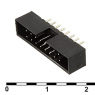 Разъем: BH2-16(IDC2-16MS)pitch 2.00 mm                    