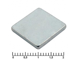 Магнит: B 15x15x2 N35 Магнит: B 15x15x2 N35