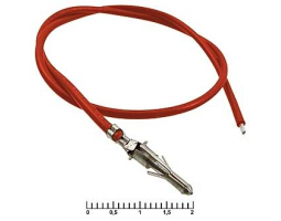 Разъем: MFT-M 6,20 mm AWG18 0,3m red Разъем: MFT-M 6,20 mm AWG18 0,3m red