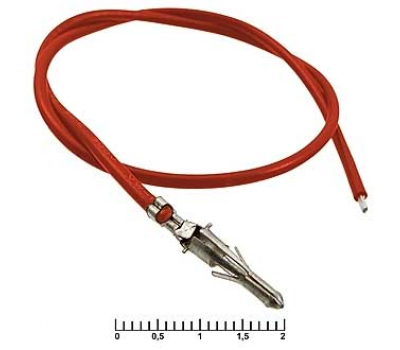 Разъем: MFT-M 6,20 mm AWG18 0,3m red Разъем: MFT-M 6,20 mm AWG18 0,3m red