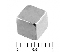 Магнит: B 6.35x6.35x6.35 N35 Магнит: B 6.35x6.35x6.35 N35