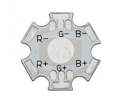 Мощные светодиоды: 1x1w 3 color d20 Мощные светодиоды: 1x1w 3 color d20