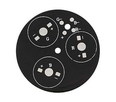 Мощные светодиоды: 3x1W RGB d60 Мощные светодиоды: 3x1W RGB d60
