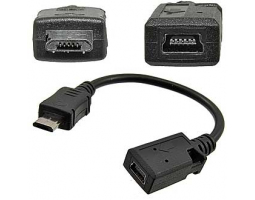 Компьютерный шнур: MiniUSB-F to micro USB-M 0.1m (SZC)               