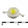 Мощные светодиоды: 1W 3.4v 110-120LM  6000-6500K                     