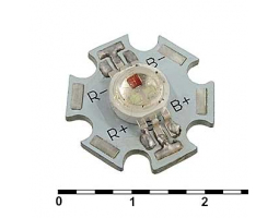 Мощные светодиоды: 1WR 3.6V 50-65LM RGB Мощные светодиоды: 1WR 3.6V 50-65LM RGB