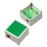 Индикатор цифровой: 15X15mm 2V green  two-feet                        