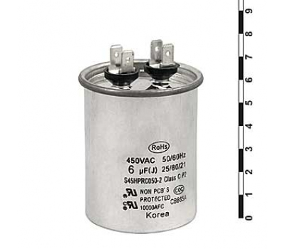 Конденсатор: CBB65   6uF  450V