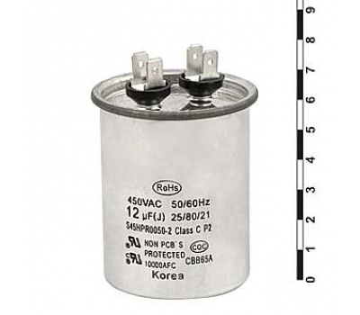 Конденсатор: CBB65  12uF  450V