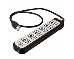 USB устройство: 7-PORT USB2.0 HUB                                 