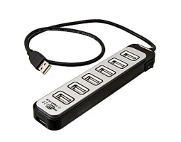 USB разветвитель: 7-PORT USB2.0 HUB                                 