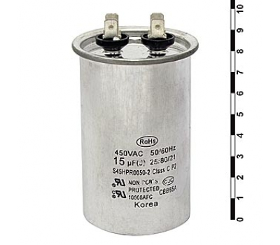 Конденсатор: CBB65  15uF  450V