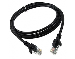Компьютерный шнур: Патчкорд  RJ45 1.8m черный                        