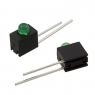 Светодиод в корпусе: 3mm*11,5-3v  4Lm green 15                         