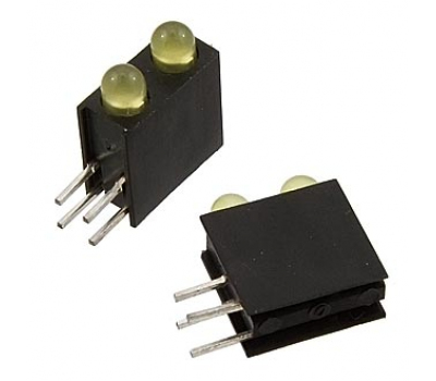 Светодиод в корпусе: 3mm*2 1.5-5v 4 Lm yellow 15 Светодиод в корпусе: 3mm*2 1.5-5v 4 Lm yellow 15