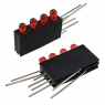 Светодиод в корпусе: 3mm*4  3-5v 4Lm  red  30                          