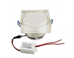 Светильник: 5*1W 220v 390Lm 3200K D90*90*30H Светильник: 5*1W 220v 390Lm 3200K D90*90*30H