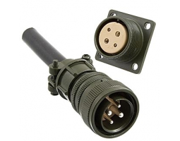 Разъем: XM22-4pin cable plug + block socket               