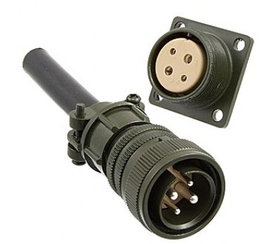 Разъем: XM22-4pin cable plug + block socket
