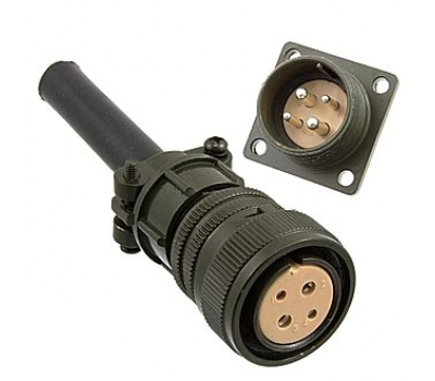 Разъем: XM22-4pin cable socket + block plug Разъем: XM22-4pin cable socket + block plug