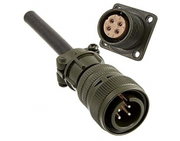 Разъем: XM16-4pin cable plug + block socket               