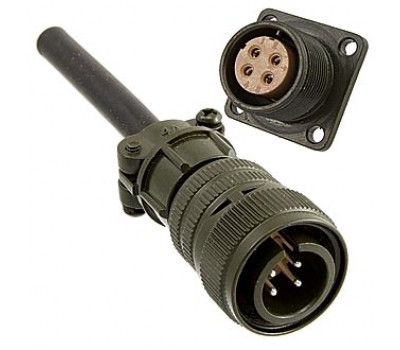Разъем: XM16-4pin cable plug + block socket