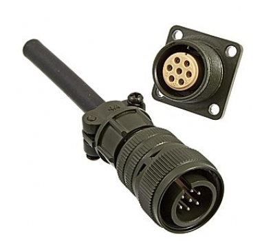 Разъем: XM16-7pin cable plug + block socket Разъем: XM16-7pin cable plug + block socket