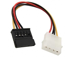 Компьютерный шнур: SATA power adapter 15pin 0.15m                    