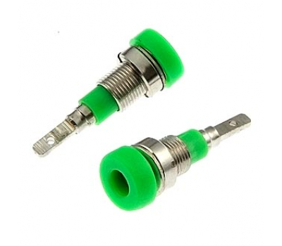 Клемма: Z007 2mm panel jack GREEN Клемма: Z007 2mm panel jack GREEN