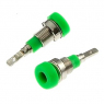Клемма: Z007 2mm panel jack GREEN                         
